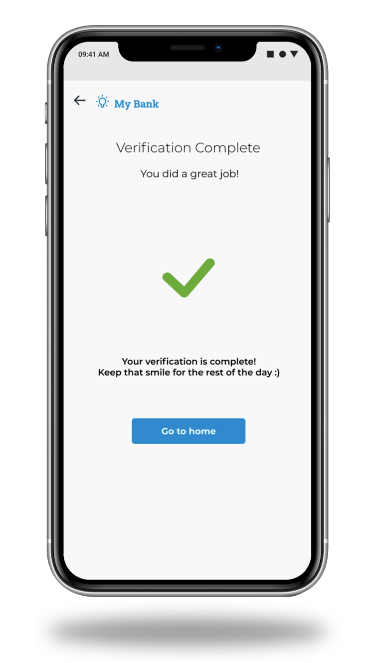 Verification complete Verification complete